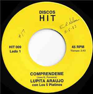 Lupita Araujo Con Los 5 Platinos - Comprendeme / Hablame De Amor