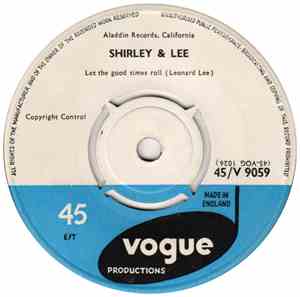 Shirley & Lee - Let The Good Times Roll / Do You Mean To Hurt Me So