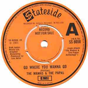 The Mamas & The Papas - Go Where You Wanna Go