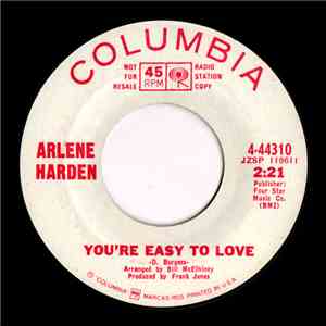 Arlene Harden - You're Easy To Love / What Has The World Done To My Baby
