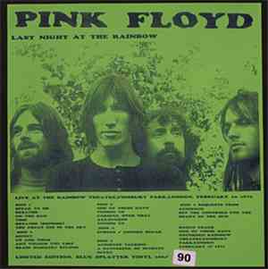Pink Floyd - Last Night At The Rainbow