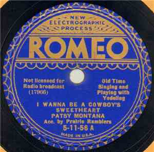 Patsy Montana Acc. By Prairie Ramblers - I Wanna Be A Cowboy's Sweetheart   ...