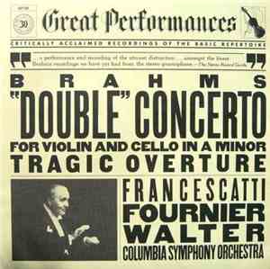 Brahms - Francescatti, Fournier, Walter, Columbia Symphony Orchestra - 