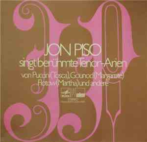 Jon Piso - Jon Piso Singt Berühmte Tenor-Arien