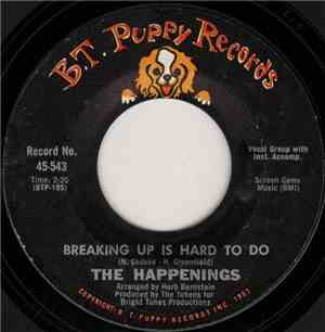 The Happenings - Breaking Up Is Hard To Do / Anyway