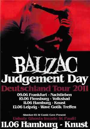 Balzac - Judgement Day Deutschland Tour 2011