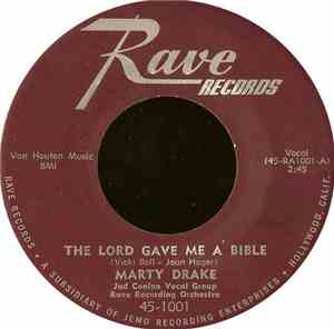 Marty Drake - The Lord Gave Me A Bible / Swinging Doors