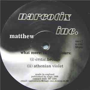 Matthew - What More: In Five Colours: