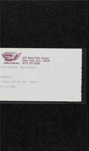 Cameo - You Make Me Work