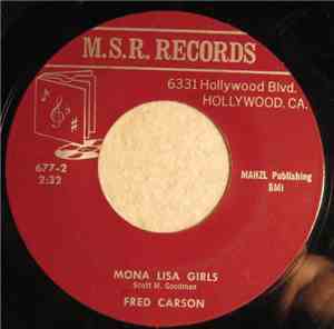 Bobbi Blake / Fred Carson - Just As The Sun Went Down / Mona Lisa Girls