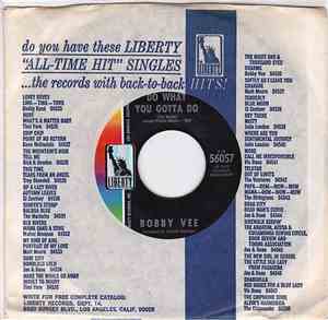 Bobby Vee - Do What You Gotta Do