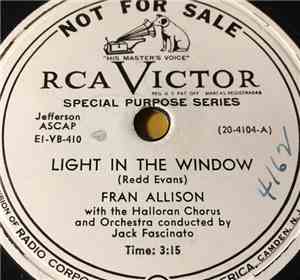 Fran Allison - Light In The Window / And Then I Prayed