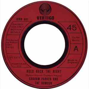 Graham Parker And The Rumour - Hold Back The Night / (Let Me Get) Sweet On  ...