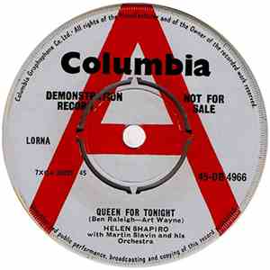 Helen Shapiro - Queen For Tonight
