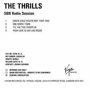 The Thrills - SBN Radio Session