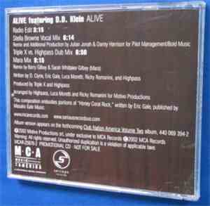 Alive Featuring D.D. Klein - Alive