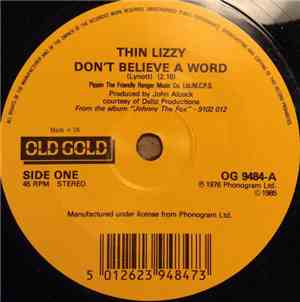 Thin Lizzy - Don't Believe A Word