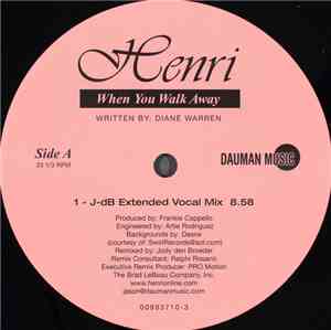 Henri - When You Walk Away