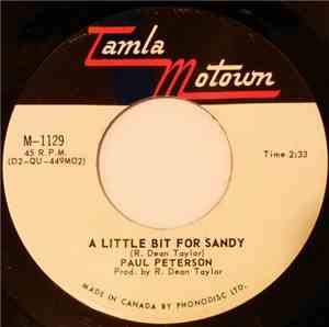 Paul Petersen - A Little Bit For Sandy