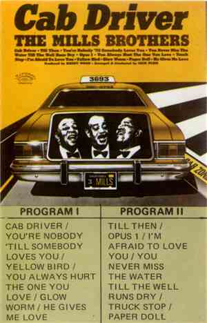 The Mills Brothers - Cab Driver