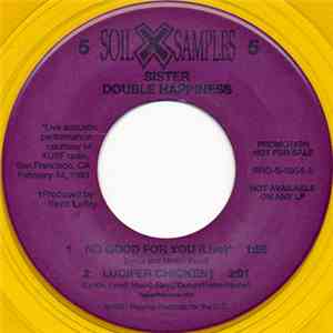 Sister Double Happiness / Too Much Joy - No Good For You / Rap Like Mine