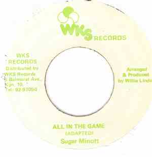 Sugar Minott - All In The Game