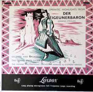 Johann Strauss - Soloists And Chorus Of The Vienna State Opera & Vienna Phi ...