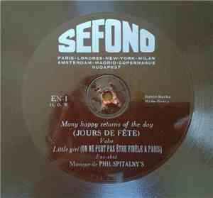 Musique De Phil Spitalny's - Many Happy Returns Of The Day / Little Girl