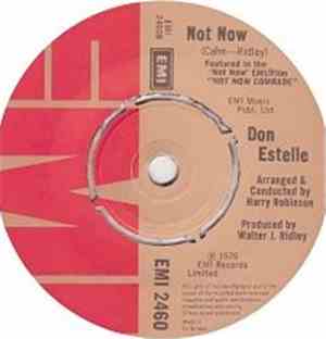 Don Estelle - If You'd Really Cared/Not Now