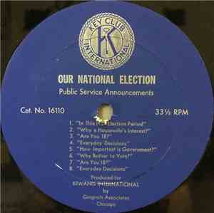 No Artist - Our National Election Public Service Announcements