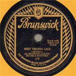 Al Hopkins And His Buckle Busters - West Virginia Gals / Carolina Moonshine ...