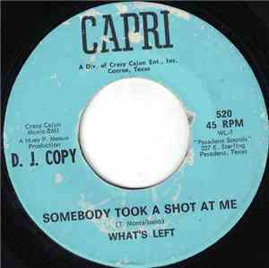 What's Left  - Somebody Took A Shot At Me