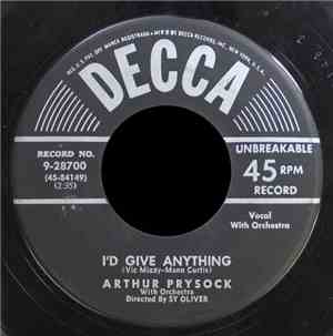Arthur Prysock - I'd Give Anything / This Is The Time