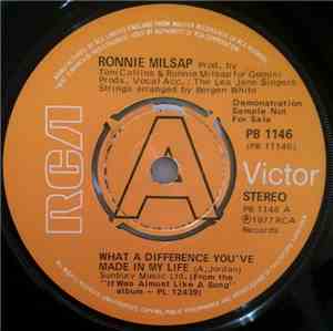 Ronnie Milsap - What A Difference You've Made In My Life
