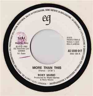 Roxy Music / Teresa De Sio - More Than This / Voglia 'E Turna'