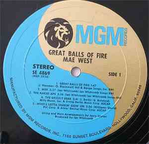 Mae West - Great Balls Of Fire