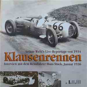 Arthur Welti, Hans Stuck - Klausenrennen Live-Reportage von 1934