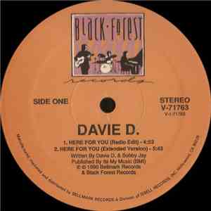 Davie D. - Here For You
