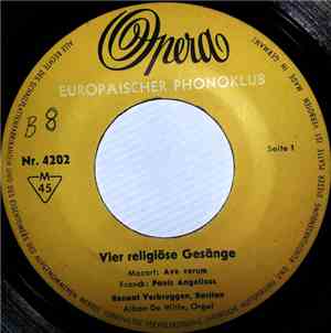 Renaat Verbruggen - Vier Religiöse Gesänge