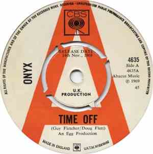 The Onyx - Time Off / Movin' On