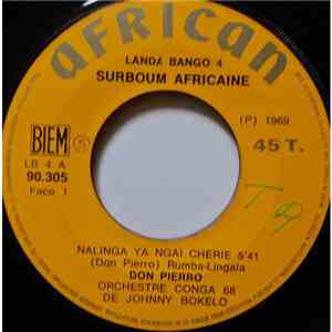 Don Pierro, L'Orchestre Conga 68 De Johnny Bokelo - Nalinga Ya Ngai Cherie  ...