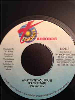 Frankie Paul - What Ever You Want