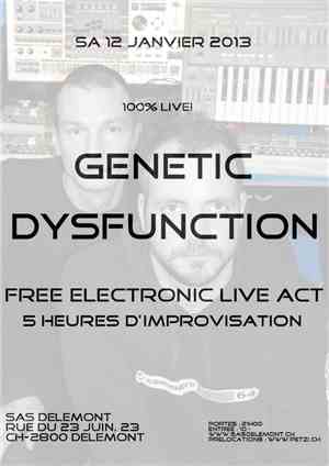 Genetic Dysfunction - Live improvisation @ SAS Club - Switzerland - January ...