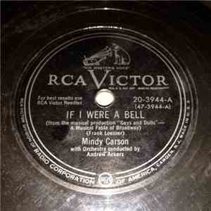 Mindy Carson - If I Were A Bell / Just For A While
