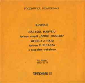 Parwi Singers, E. Kulasza Z Zespołem Wokalnym - Marysiu, Marysiu