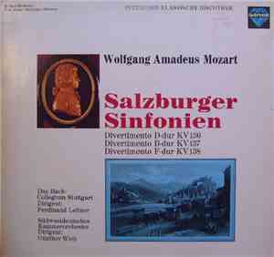 Wolfgang Amadeus Mozart / Bach-Collegium Stuttgart, Das - Ferdinand Leitner ...