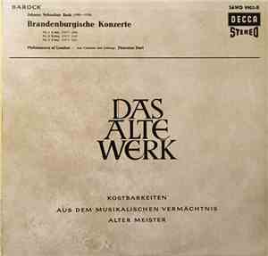 Johann Sebastian Bach, Thurston Dart - Brandenburgische Konzerte