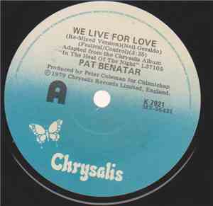 Pat Benatar - We Live For Love