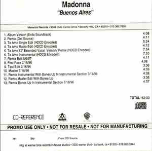 Madonna - Buenos Aires