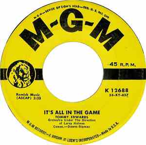 Tommy Edwards - It's All In The Game